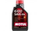 MOTUL 0W20 (1L) 6100 SAVE-LITE МАСЛО МОТОРНОЕ_API SN_CF ILSAC GF-5 CHRYSLER MS-6395 GM DEXOS1